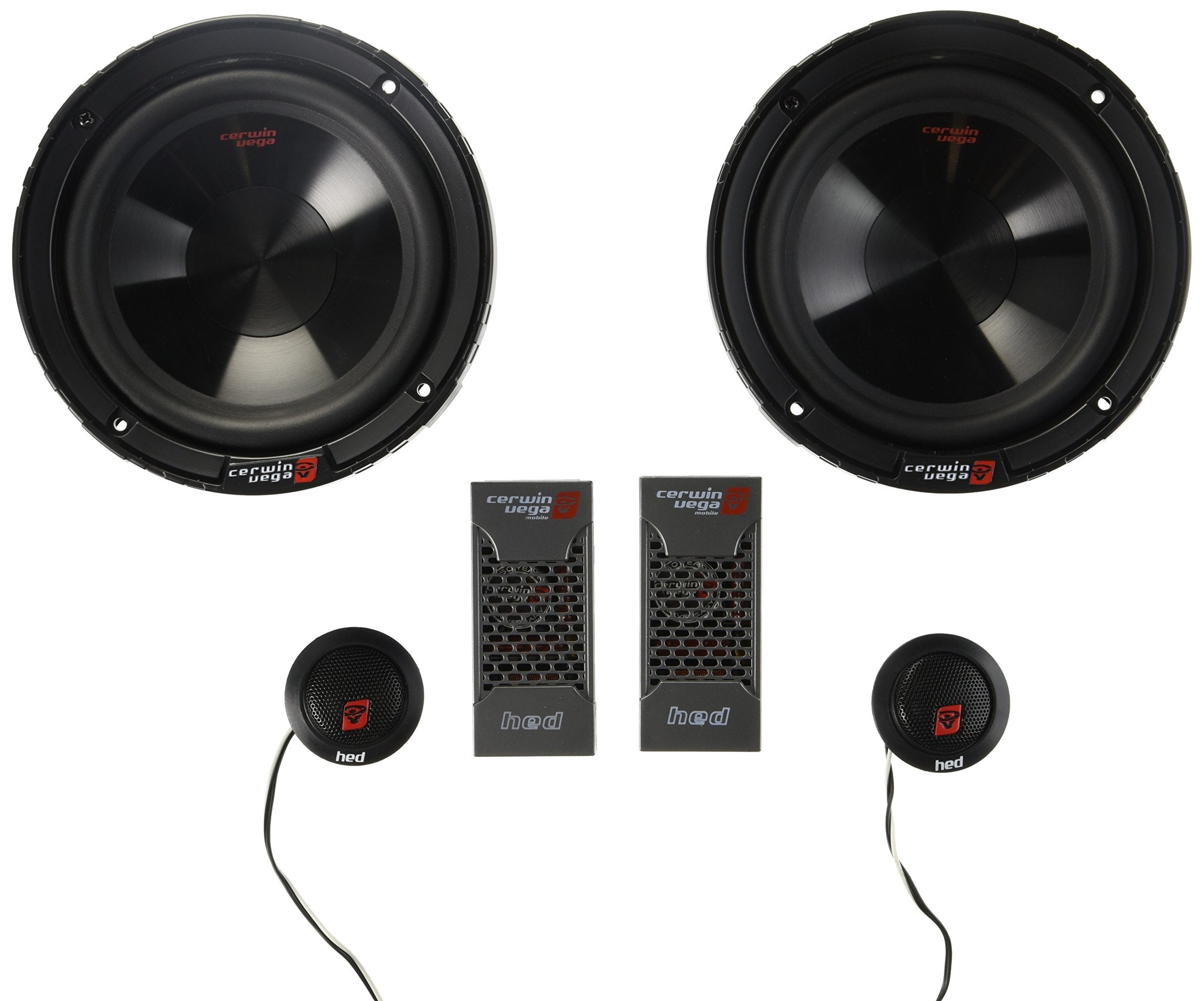 Cerwin-Vega H465C HED 6.5-Inch 360 Watts Max/50Watts RMS Power Handling 2-Way Component L Speaker Set, Black Cerwin-Vega H465C HED 6.5-Inch 360 Watts Max/50Watts RMS Power Handling 2-Way Component L Speaker Set, Black